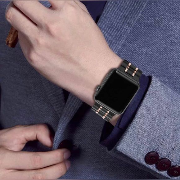 New! Bestig Watch Band Compatible for Apple, Stainless Steel Metal - Picture 6 of 9